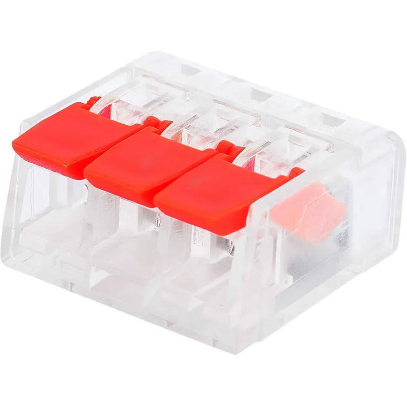 Horoz Conector transparent 3 poli 103-002-0003 Transport gratuit