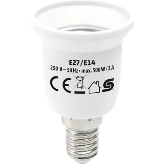 Adaptor soclu e27/e14 Reducere specială