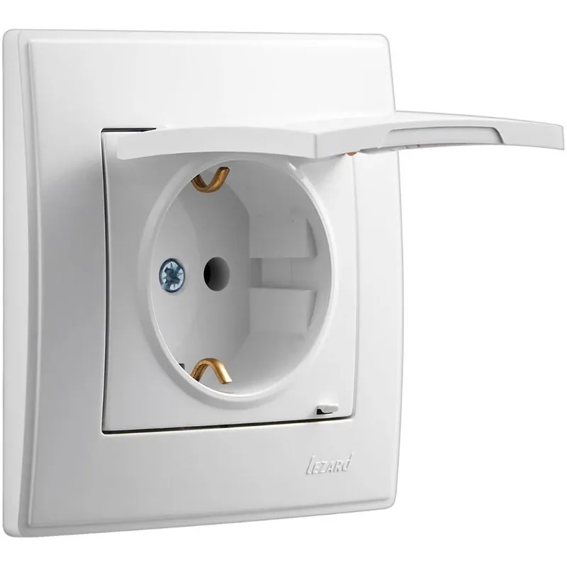 Ofertă Lezard Priza schuko baghelita cu capac lesya 705-0202-123b