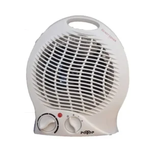 Aeroterma de podea, 2 trepte incalzire, 2000 W, termostat reglabil, aer cald / rece, Alb Ofertă specială