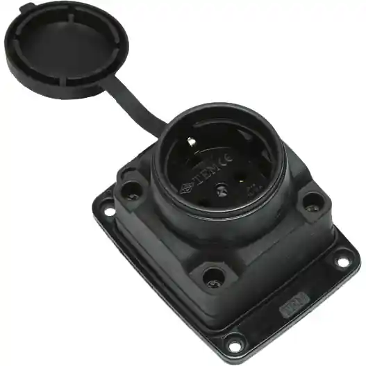 Ultima șansă Priza cauciuc 1p pt negru 16A 30402 Elvon