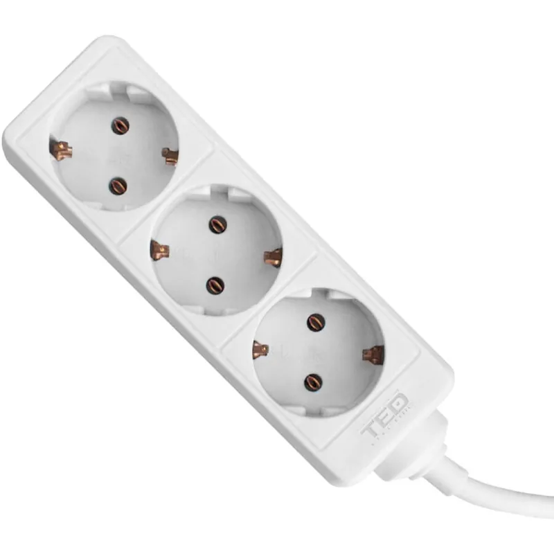 Retur gratuit TED Electric Prelungitor 1.5m 3p suko alb TED000552