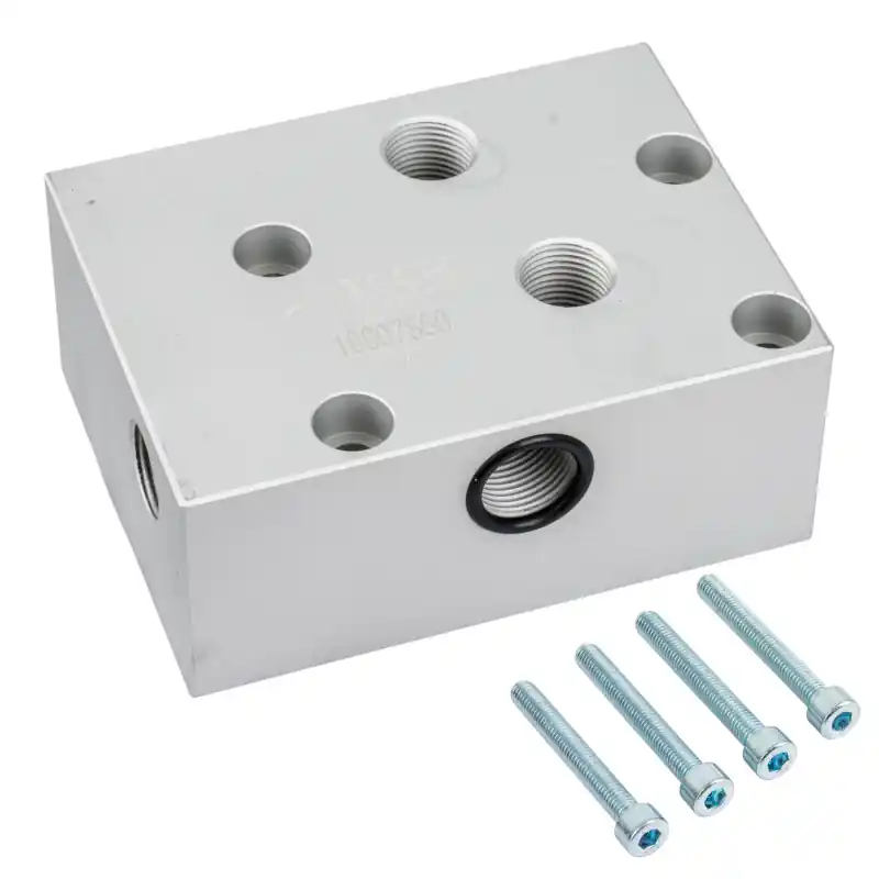 Adaptor distribuitor sub scaun C-330 | set cu șuruburi și O-ringuri Retur ușor