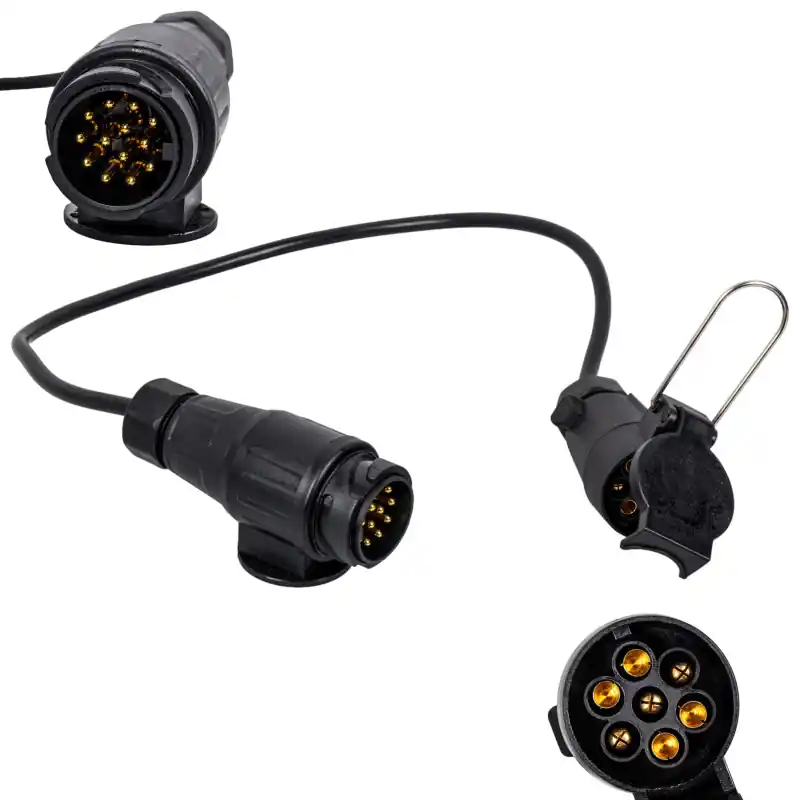 Mai ieftin Adaptor 13/7 priză remorcă, prelungitor 0,75 m