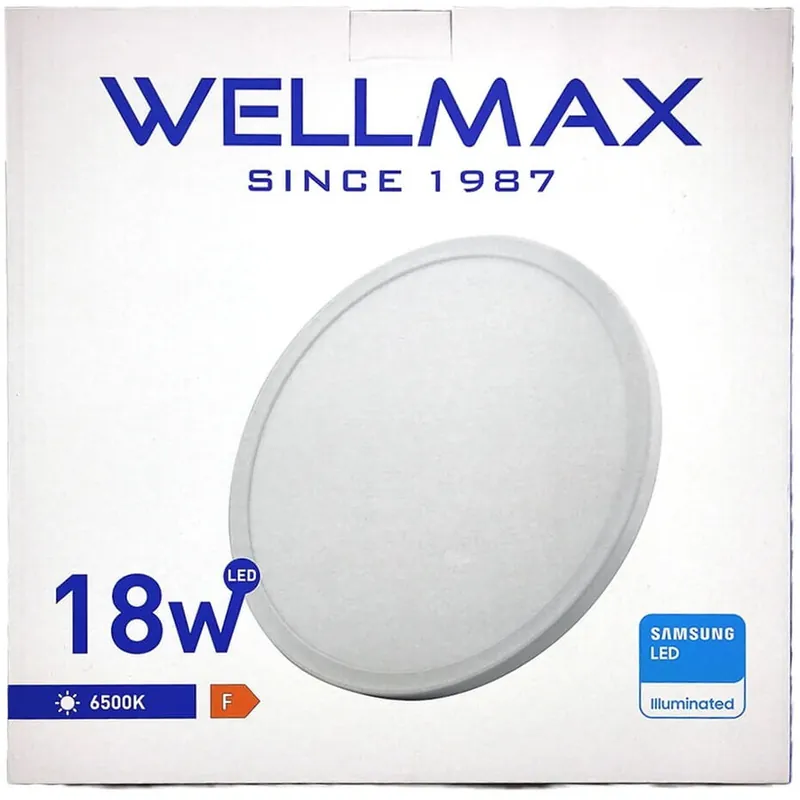 Ofertă specială Wellmax Plafoniera led samsung ip54 18w lumina rece VE23002