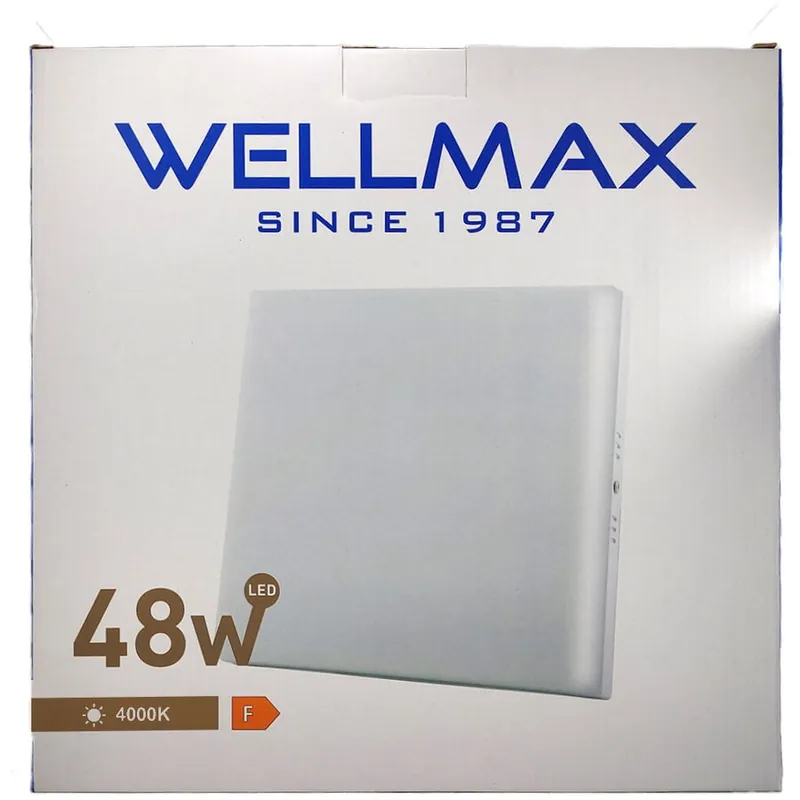 Ofertă limitată Wellmax Spot led wefit patrat pt 48w lumina neutra VE20532