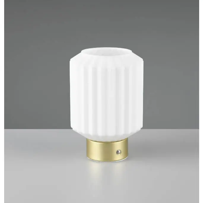 Veioza lord 1x2w led 200lm 3000k intrerupator tactil 4 nivele conexiune usb de incarcare ip20 auriu R57761101 Trio Comandă acum