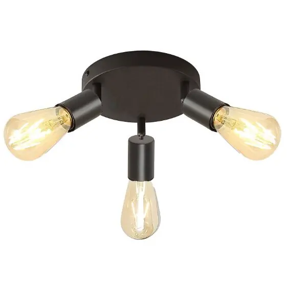 Preț redus Plafoniera right 3xe27 negru KL163007 Klausen