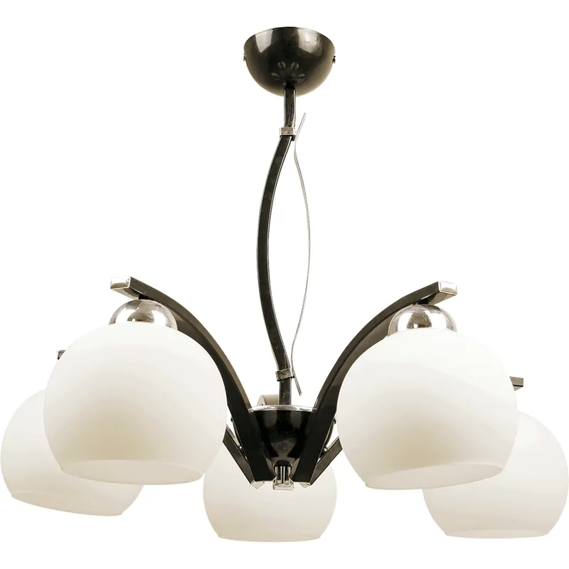 Lustra echipata dora 5xE27 60w negru+alb 504/5 erste EL0026517 Comandă acum