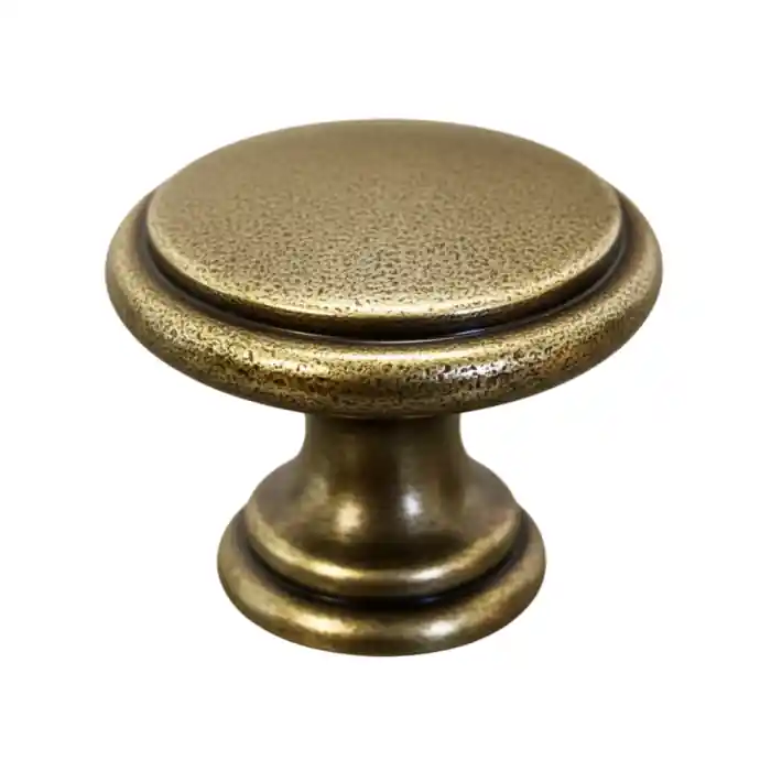 Vezi aici! Buton Amber, finisaj alama antichizata Transport gratuit