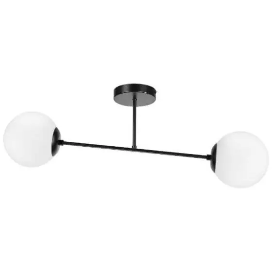 Ieftin Plafoniera zhara pl2 b 2xe27 2x15w negru KL100070 Klausen