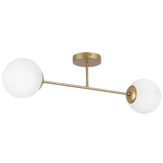 Plafoniera zhara pl2 g 2xe27 2x15w auriu KL100071 Klausen Reduceri