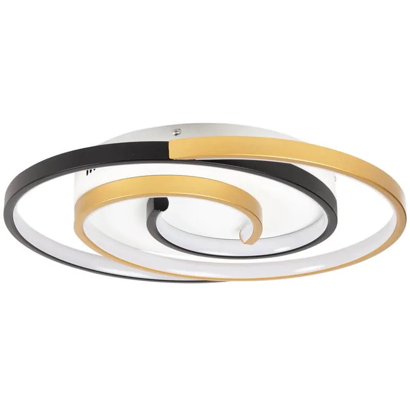 Plafoniera trim 30w 42cm 3000-6500k negru+auriu EL0075197 Erste Ofertă limitată