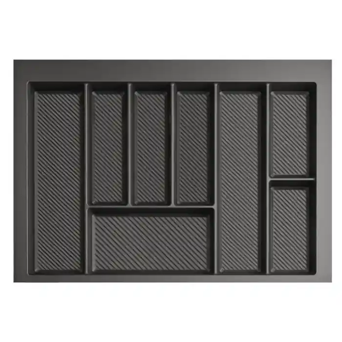 Vezi acum! Suport organizare tacamuri Max, gri grafit, pentru latime exterioara corp 700 mm Cumpără online