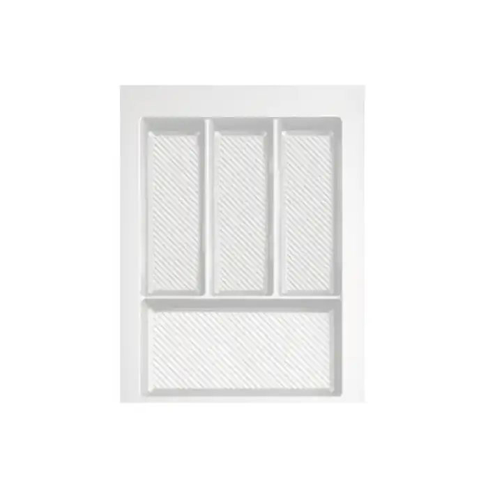 Retur gratuit Vezi acum! Suport organizare tacamuri Max, alb, pentru latime exterioara corp 400 mm