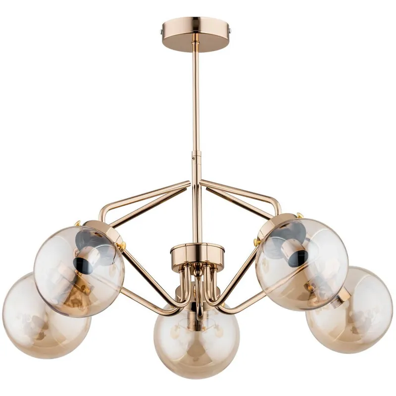 Mai ieftin Lustra kinja 5xe14 auriu KL105008 Klausen