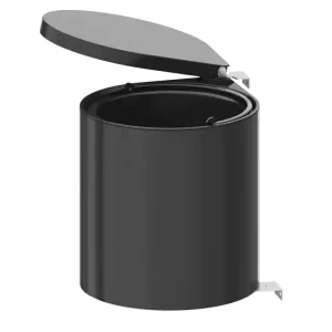 Vezi acum! Cos de gunoi 10 L antracit, cu capac automat,incorporabil in dulap de bucatarie Cumpără online