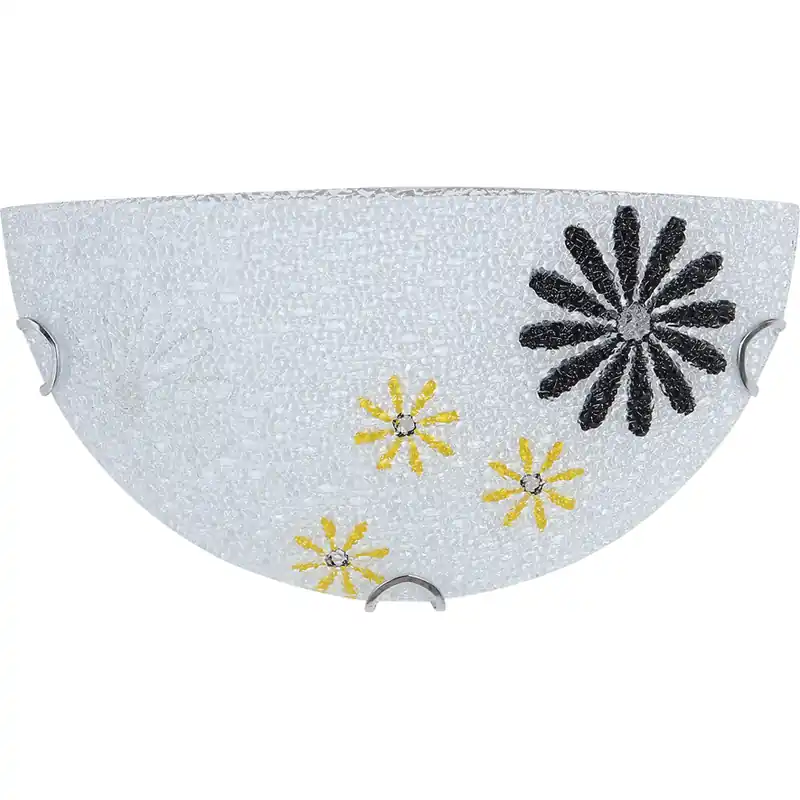 ERSTE Aplica levant alb+negru+galben 1xE27 60w D1/2 30cm EL0034295 Noutate