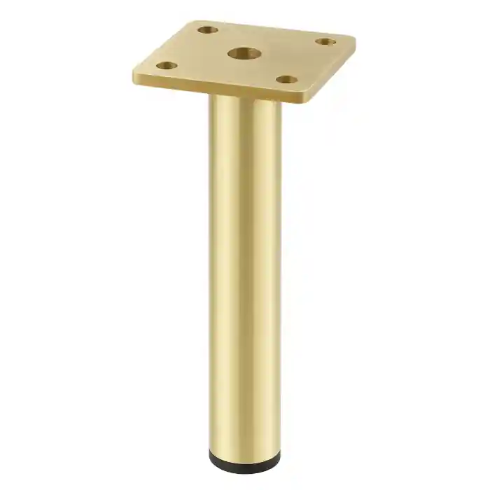 Vezi aici! Picior mobilier Ronda Simplu, finisaj auriu periat Reducere de preț