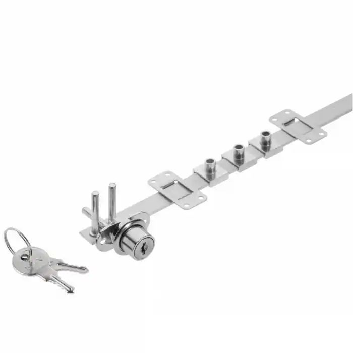 Bestseller Yala inchidere centralizata cu 2 chei, finisaj crom, L:1200 mm