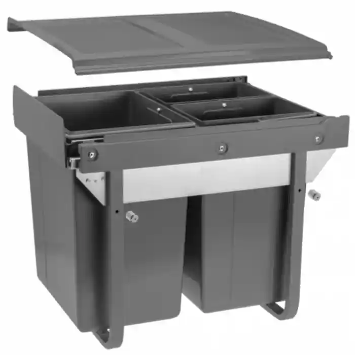 Vezi aici! Cos gunoi Practi Eco incorporabil, gri Noutate