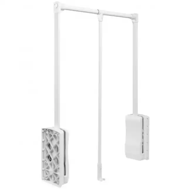 Vezi aici! Lift pentru haine, alb, reglabil pe latime Preț mic