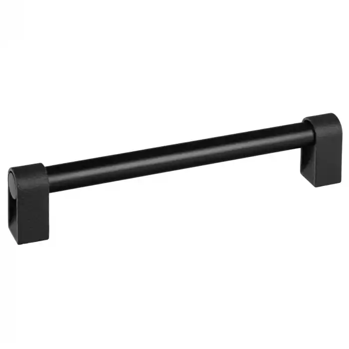 Vezi aici! Maner mobila Casey, finisaj negru lava texturat / negru mat Expediere rapidă