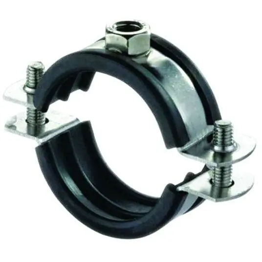 Cumpărături sigure Fischer Colier cu garnitura cauciuc M8/M10 60-64mm 2" 12006064 Profix