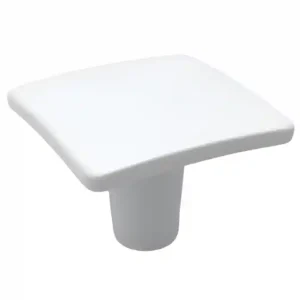 Vezi aici! Buton pentru mobila Adan, finisaj alb Ofertă specială