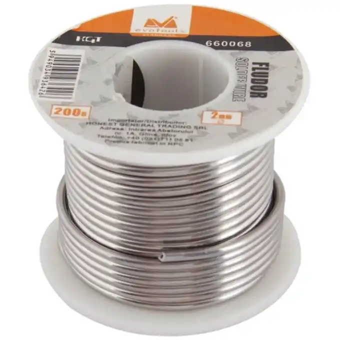 Ofertă specială Aliaj lipire fludor 200g d1mm staniu-plumb 18-82 674153 Evotools