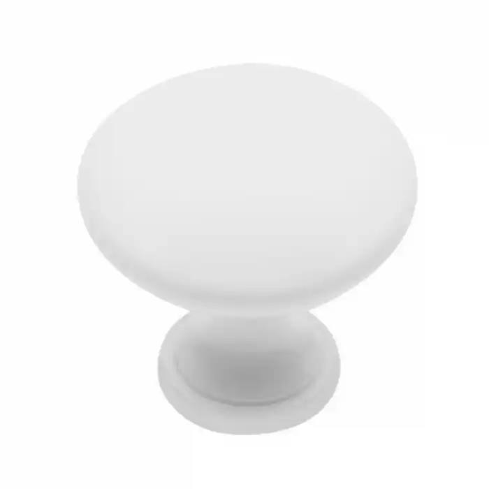 Buton pentru mobila Terni, finisaj alb lucios GT, D:30 mm Bestseller