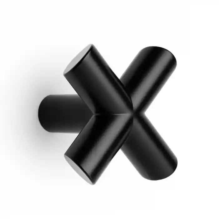 Agatatoare cuier Equis, finisaj negru mat, 80x80x60 mm Preț mic