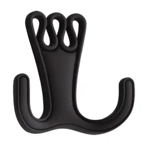 Agatatoare cuier mica Jade, finisaj negru mat CB, 80x78x32 mm Lichidare de stoc