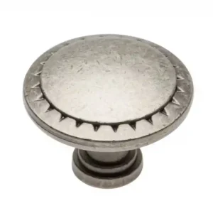 Buton pentru mobila Palermo, finisaj argint antichizat GT, D:32.5 mm Nu rata