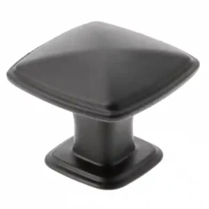 Buton pentru mobila Point, finisaj negru mat GT, 30x30 mm Chilipir