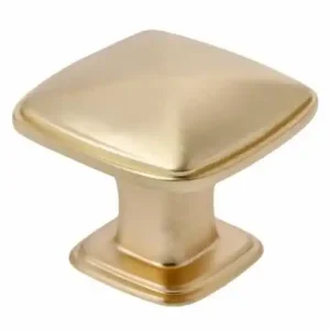 Buton pentru mobila Point, finisaj auriu periat GT, 30x30 mm Reducere extra