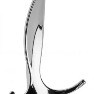 Agatatoare cuier E-018, finisaj crom lucios GT, 101x75x35 mm Ultima șansă