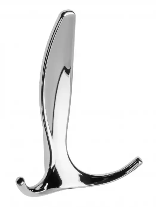 Agatatoare cuier E-018, finisaj crom lucios GT, 101x75x35 mm Ultima șansă