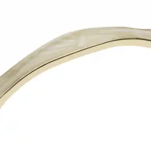 Bestseller Maner pentru mobila Royal, finisaj auriu lucios cu insertie chihlimbar GT, L: 134 mm