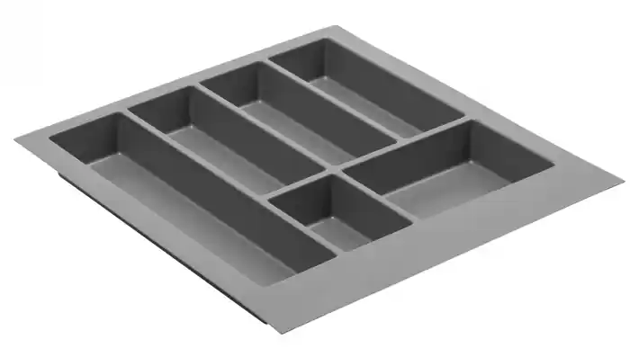 Vezi acum Suport organizare tacamuri Axispace, gri antracit, pentru latime exterioara corp 500 mm, montabil in sertar de bucatarie