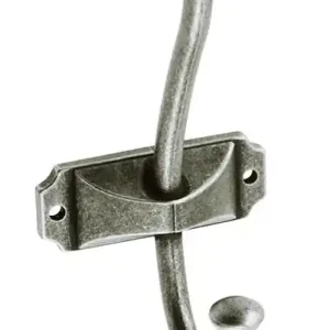 Agatatoare cuier Craft, finisaj argint antichizat GT, 134x66.5 mm Lichidare de stoc