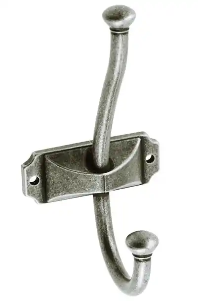 Agatatoare cuier Craft, finisaj argint antichizat GT, 134x66.5 mm Lichidare de stoc