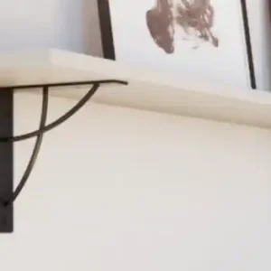 Chilipir Consola raft Neo, finisaj negru mat, 180x180 mm