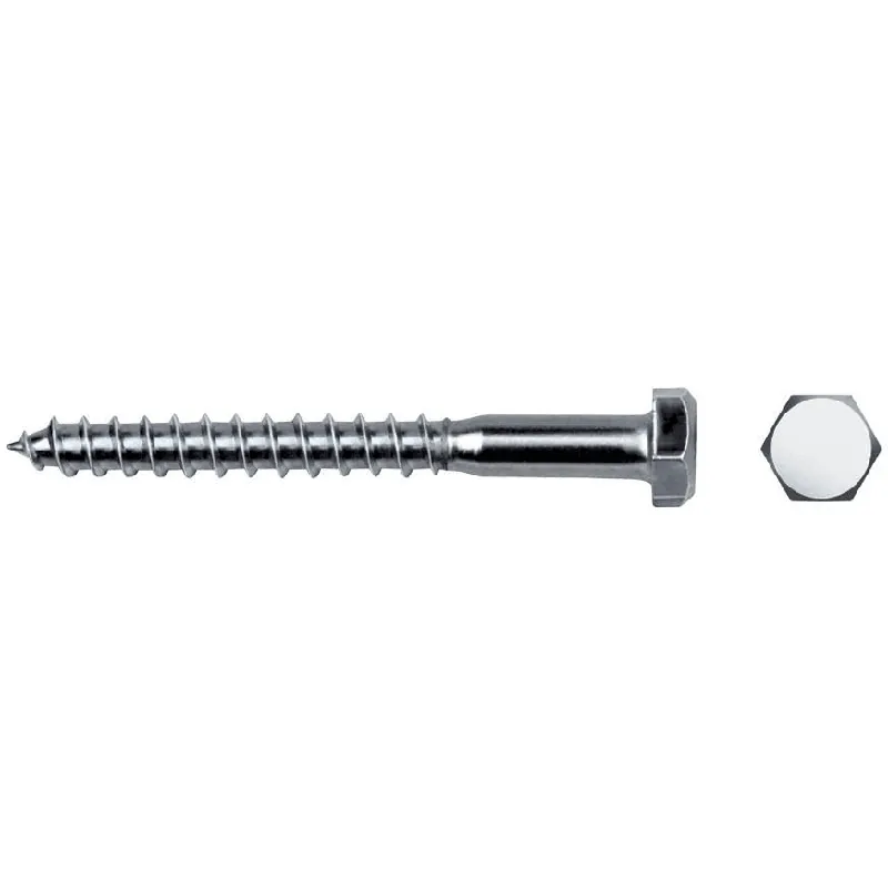 Vezi acum Surub lemn cap hexagonal ZN DIN 571 8x60 10buc