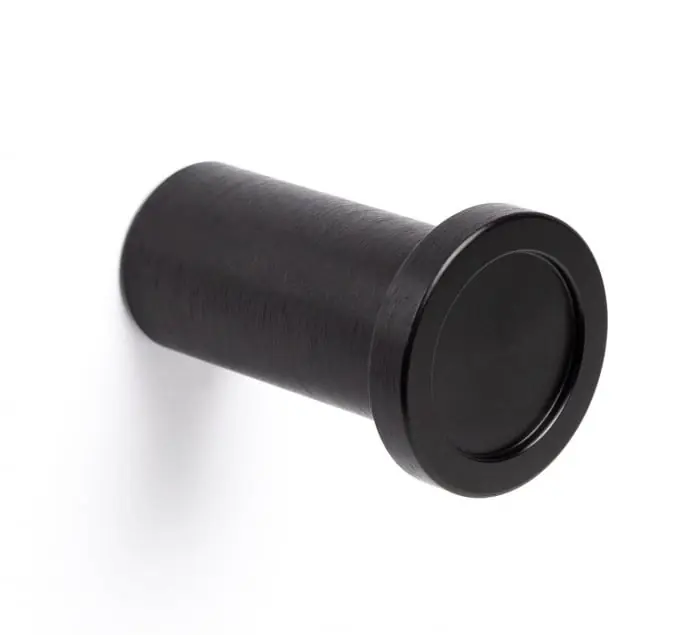 Agatatoare cuier din colectia Round cu aspect negru periat Expediere rapidă