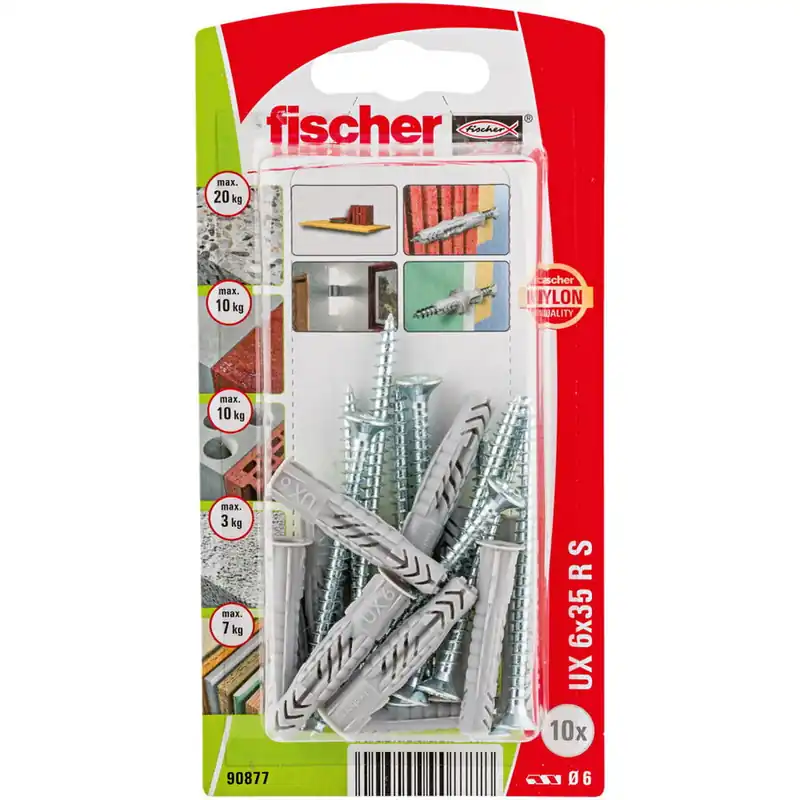 Cumpără online Fischer Diblu nylon cu surub 90877 UX 6x35rSK Profix