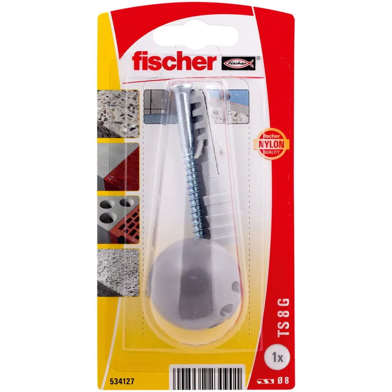 Preț mic Fischer Set opritor usa gri 534127 TS8GK Profix
