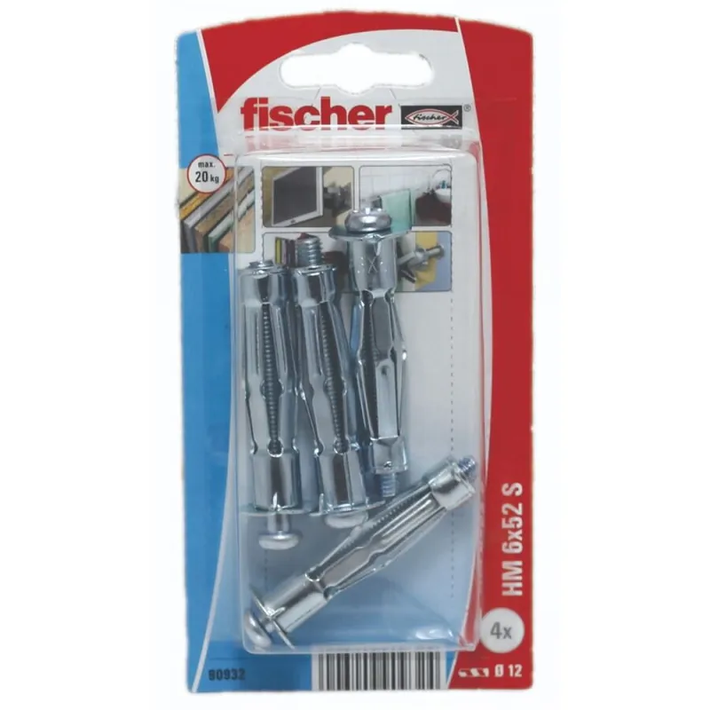 Transport gratuit Fischer Set diblu metal 6x52 HM SK 90932 Profix