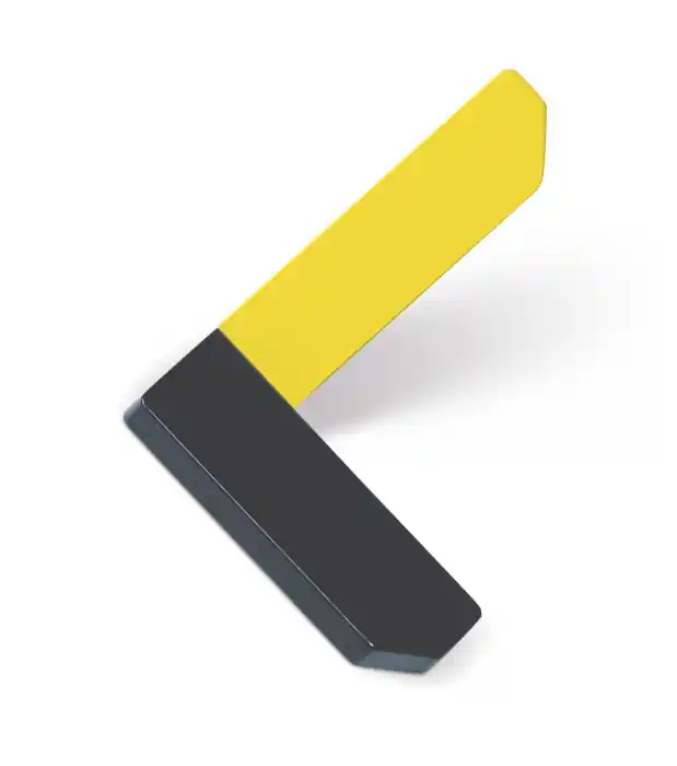 Agatatoare cuier Corner, finisaj gri antracit/galben, 101x87x67 mm Livrare gratuită