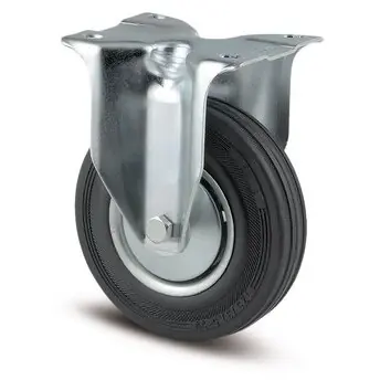 Mai ieftin Roata fixa otel/cauciuc 100mm/70kg cu placa 3478-DVR100-P62 Tente